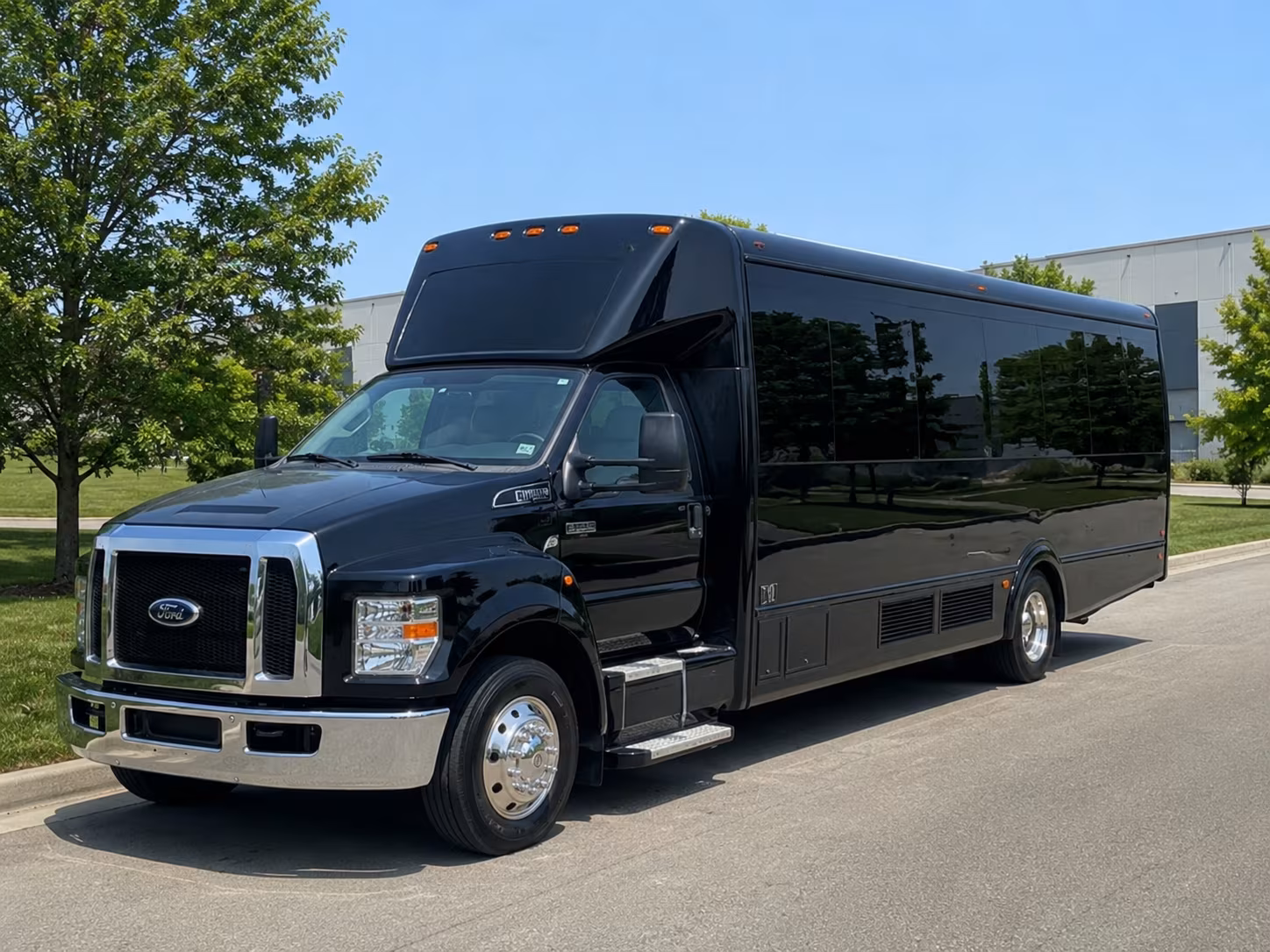 Palmdale Concert & Music Festival Transportation party bus exterior