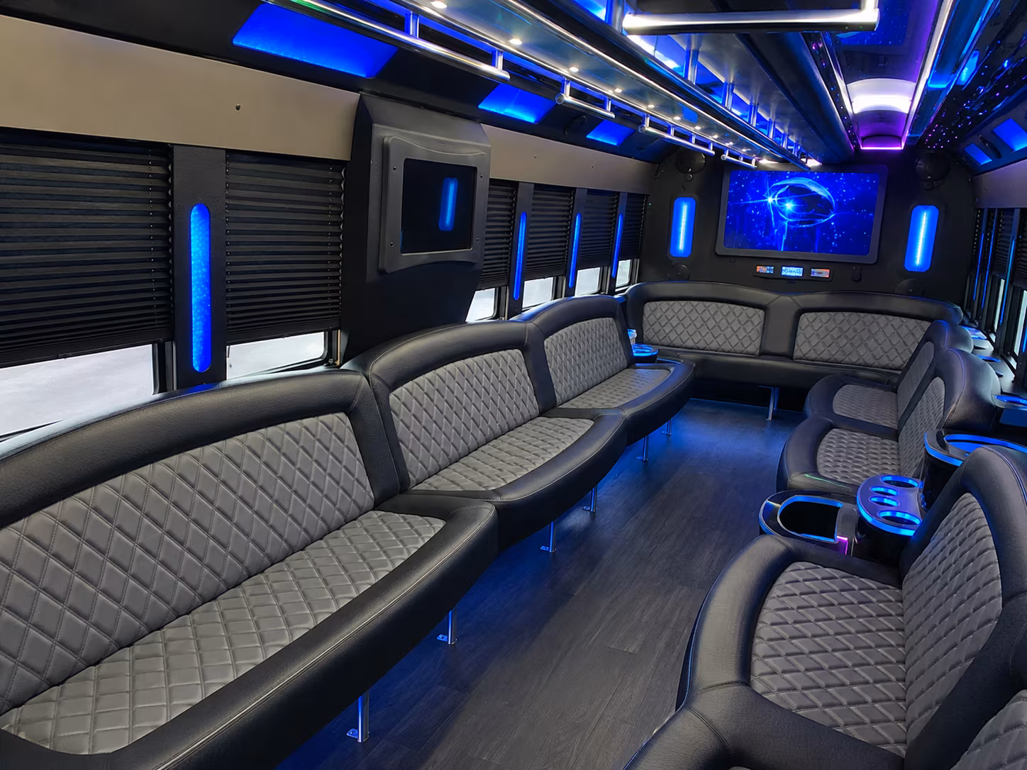 Palmdale Concert & Music Festival Transportation party bus exterior
