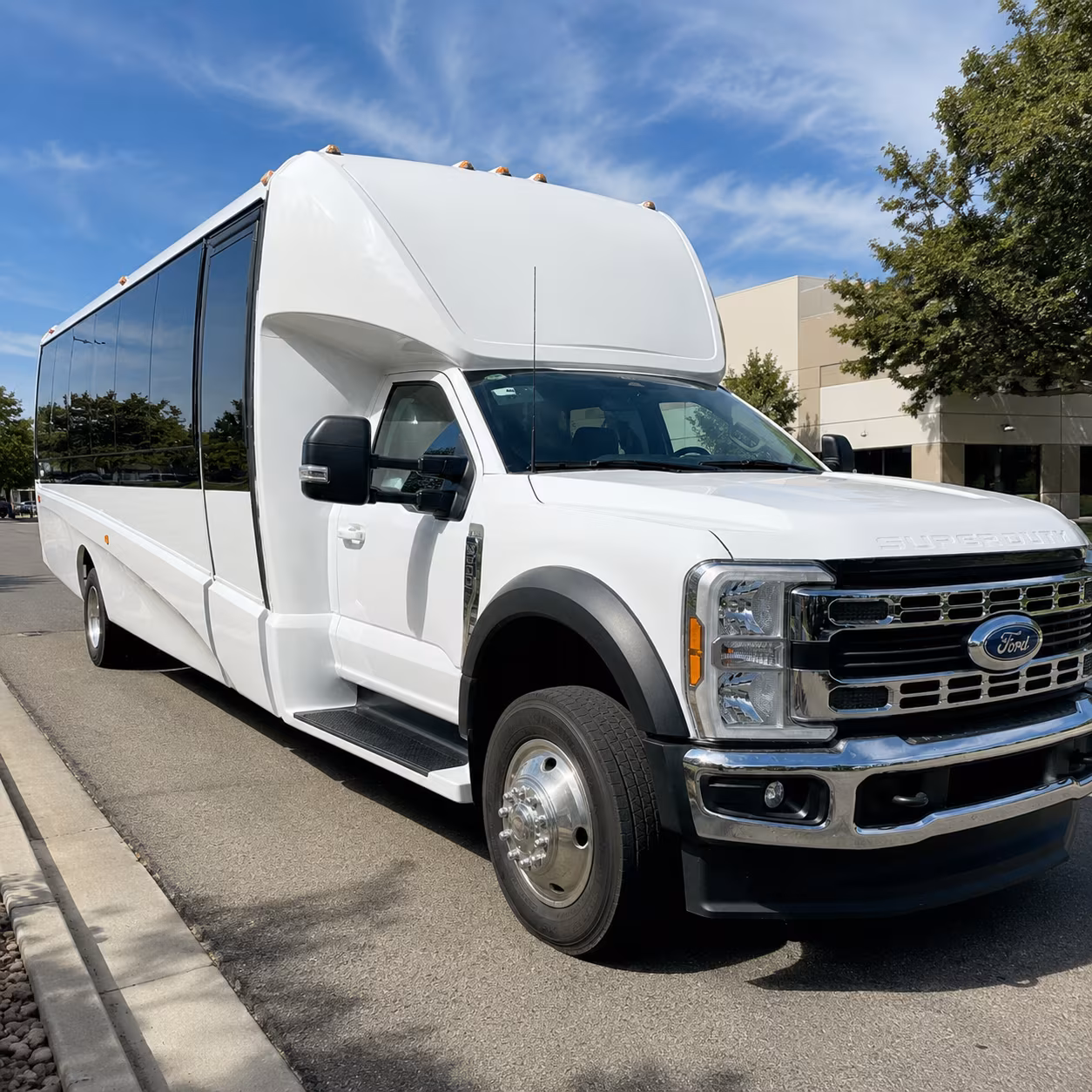 Palmdale Corporate Transportation party bus exterior