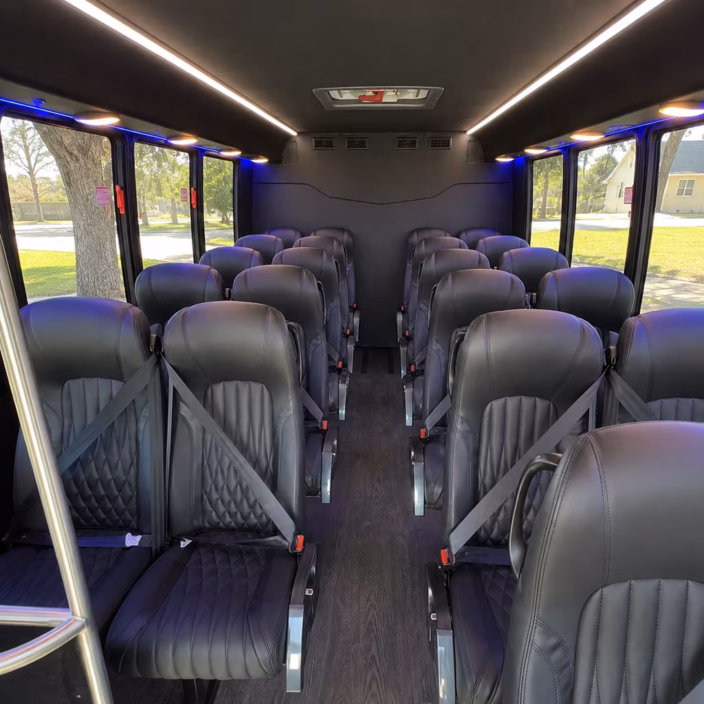 Palmdale Corporate Transportation party bus interior
