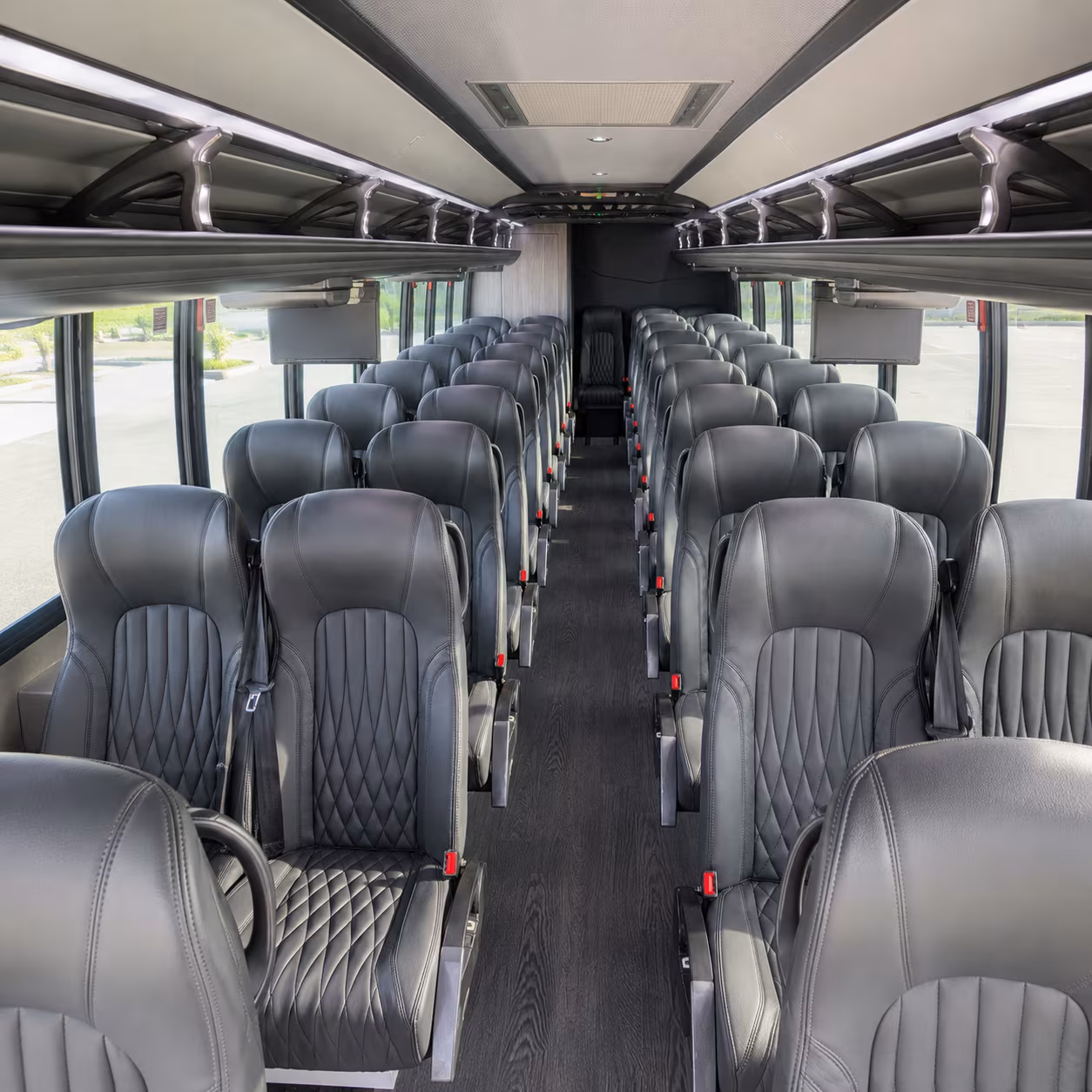 Palmdale School Event Transportation party bus exterior